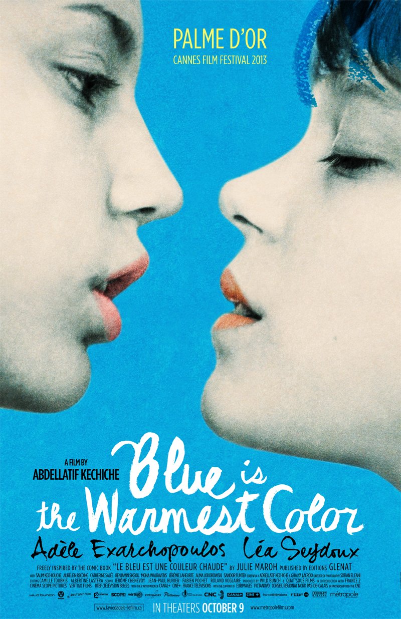 L'affiche du film Blue Is the Warmest Color