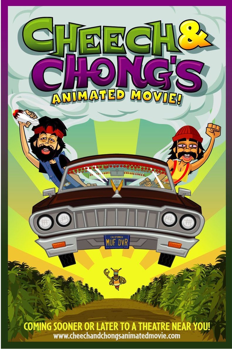 L'affiche du film Cheech & Chong's Animated Movie