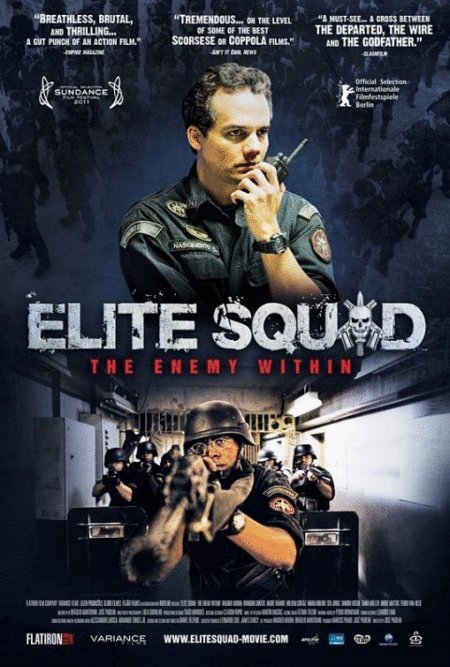 L'affiche du film Elite Squad: The Enemy Within