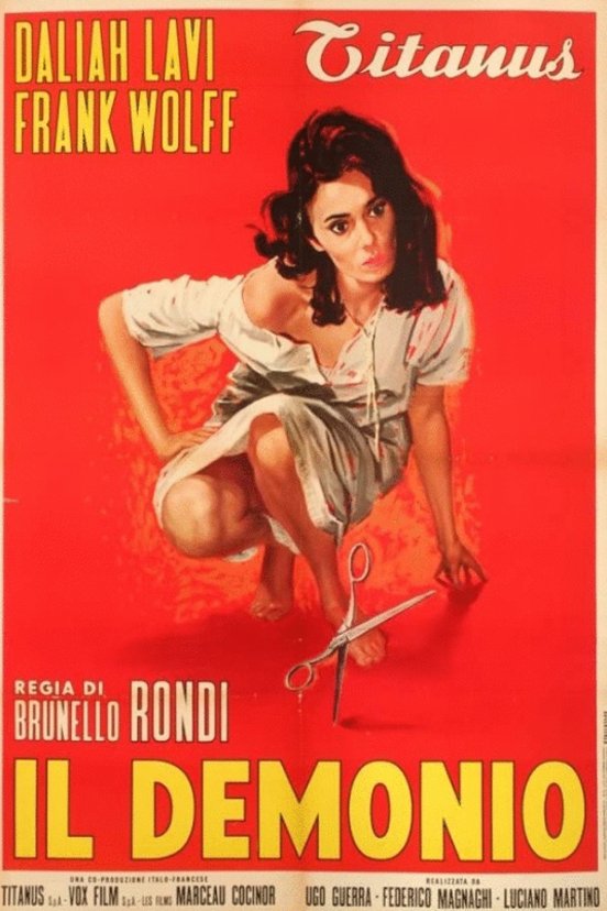 L'affiche originale du film The Demon en italien
