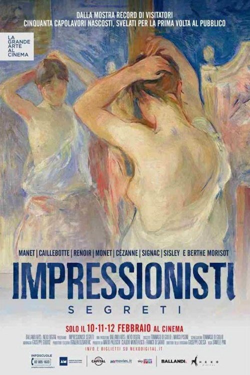 L'affiche originale du film Impressionisti segreti en italien