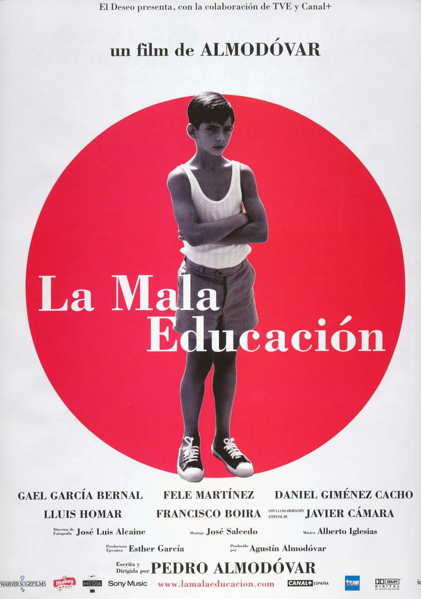 L'affiche originale du film Bad Education en espagnol