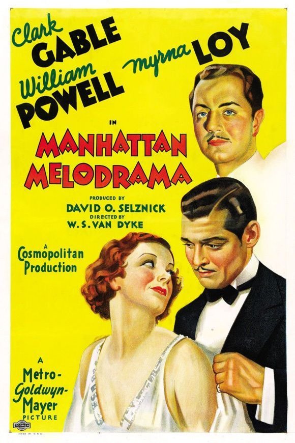 L'affiche du film Manhattan Melodrama
