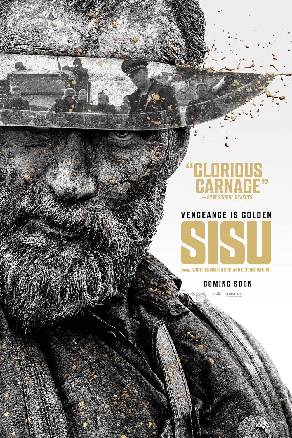 L'affiche originale du film Sisu en finlandais