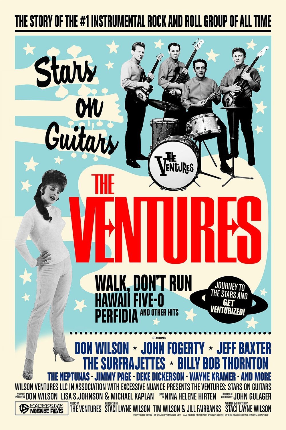 L'affiche du film The Ventures: Stars on Guitars