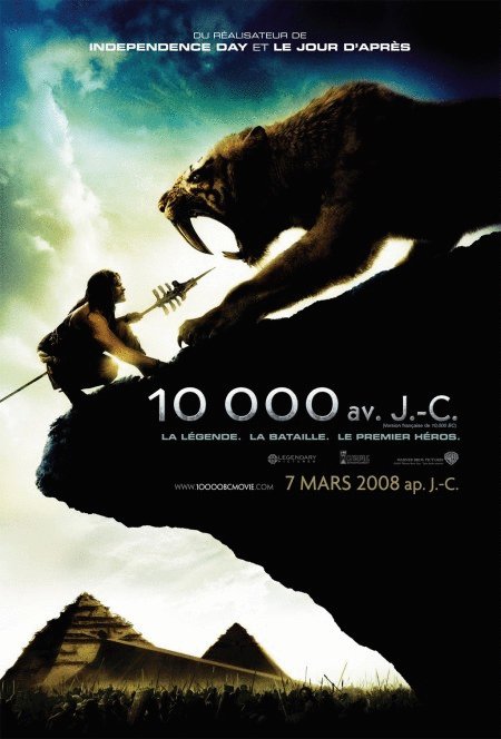 L'affiche du film 10 000 av. J.-C.