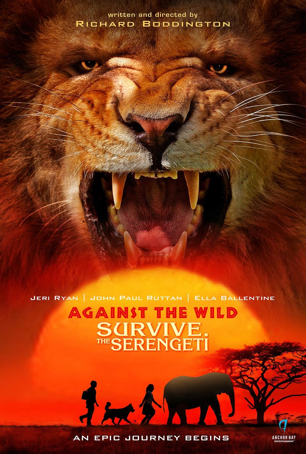 L'affiche du film Against the Wild 2: Survive the Serengeti