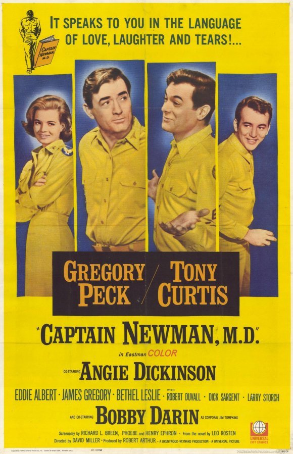 L'affiche du film Captain Newman, M.D.