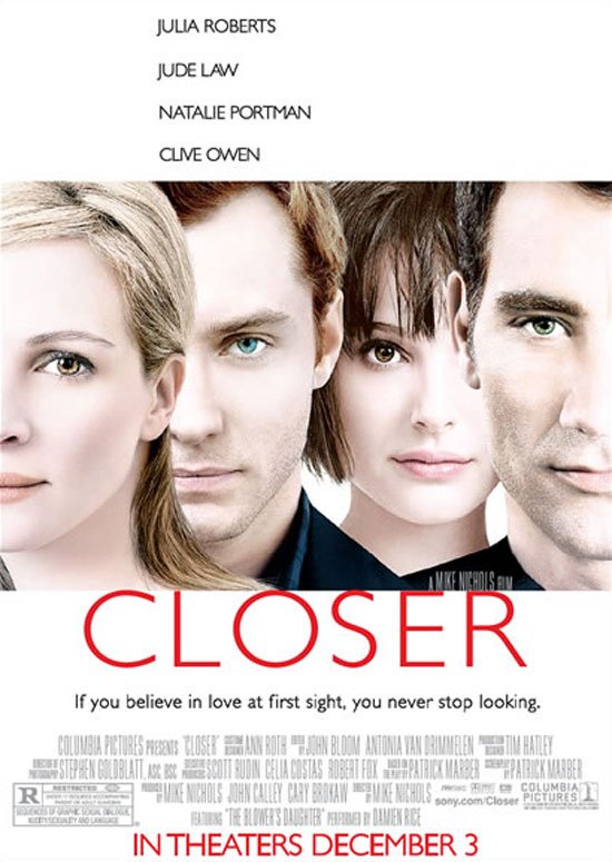 L'affiche du film Closer