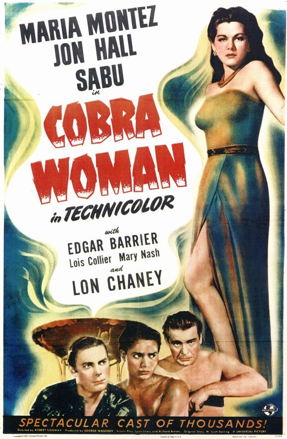 L'affiche du film Cobra Woman