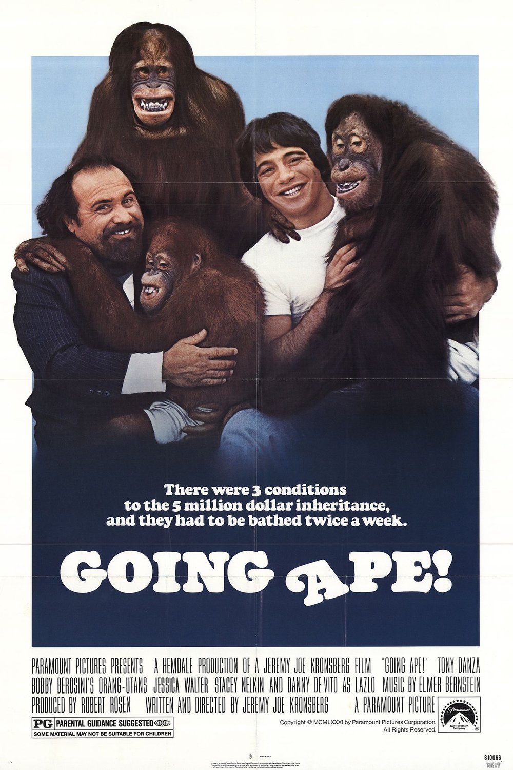 L'affiche du film Going Ape!