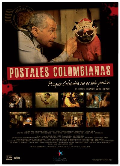 L'affiche originale du film Postales Colombianas en espagnol