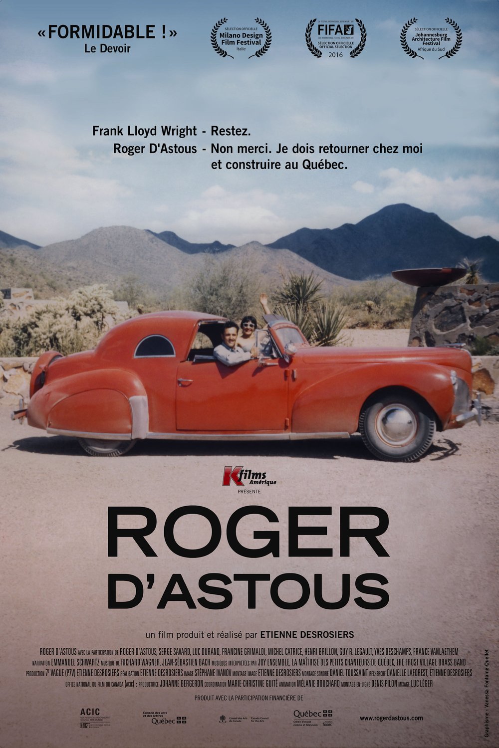 L'affiche du film Roger D'Astous