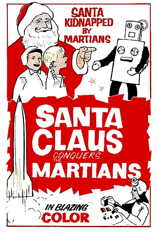 L'affiche du film Santa Claus Conquers the Martians