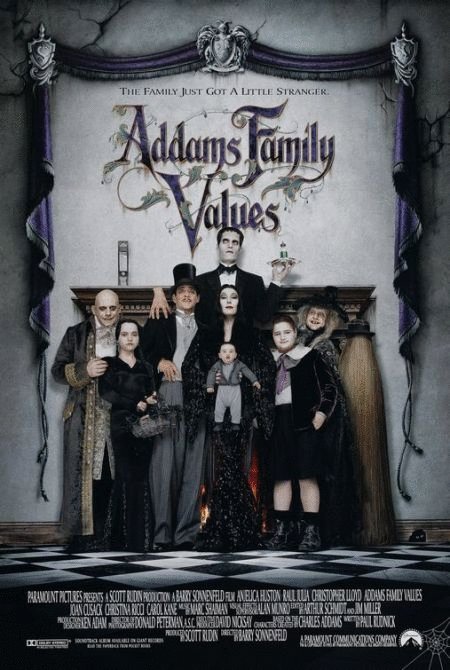 L'affiche du film Les Valeurs de la famille Addams