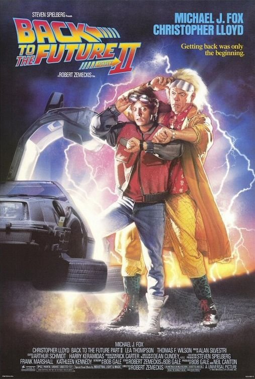 L'affiche du film Back to the Future Part II