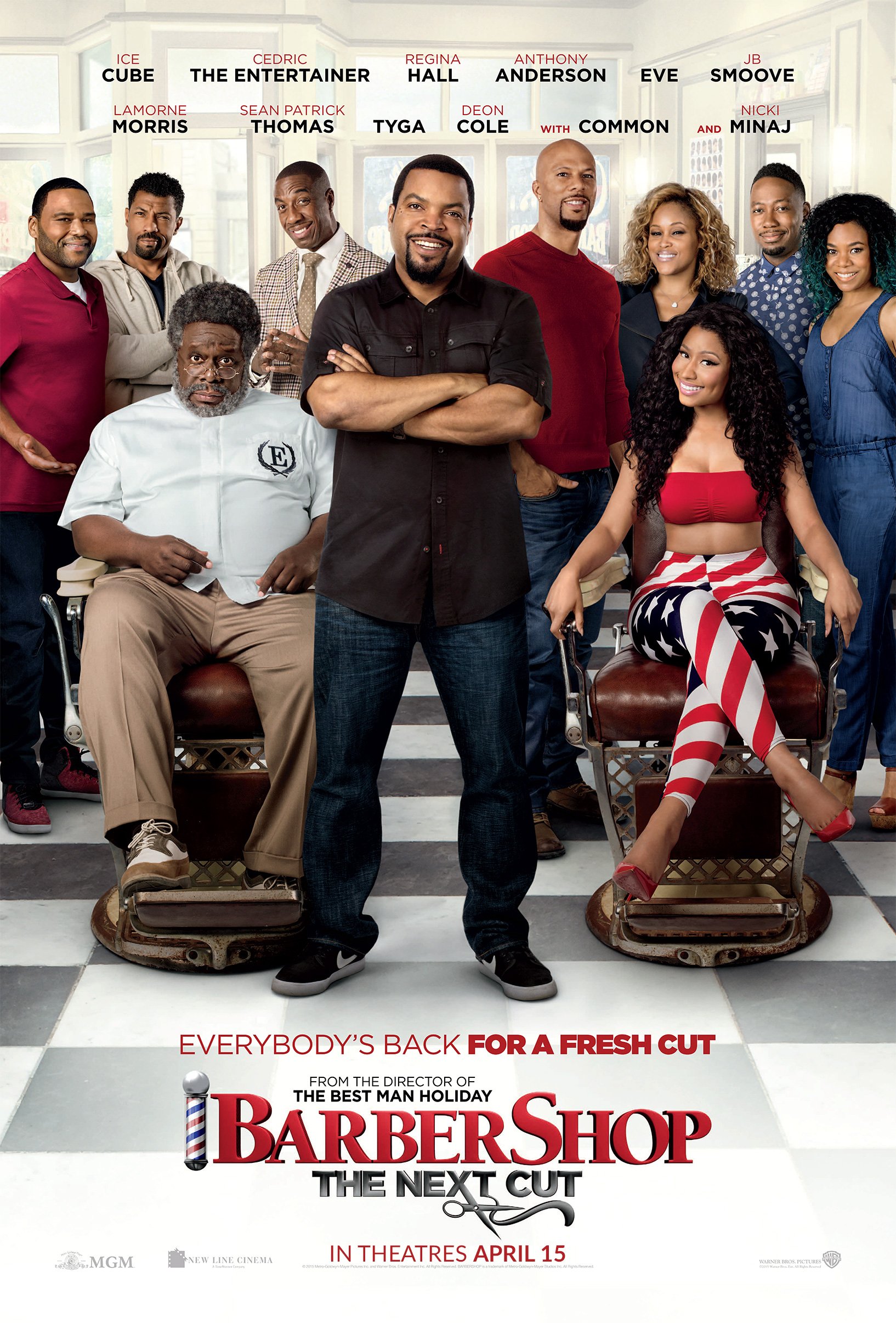 L'affiche du film Barbershop: The Next Cut