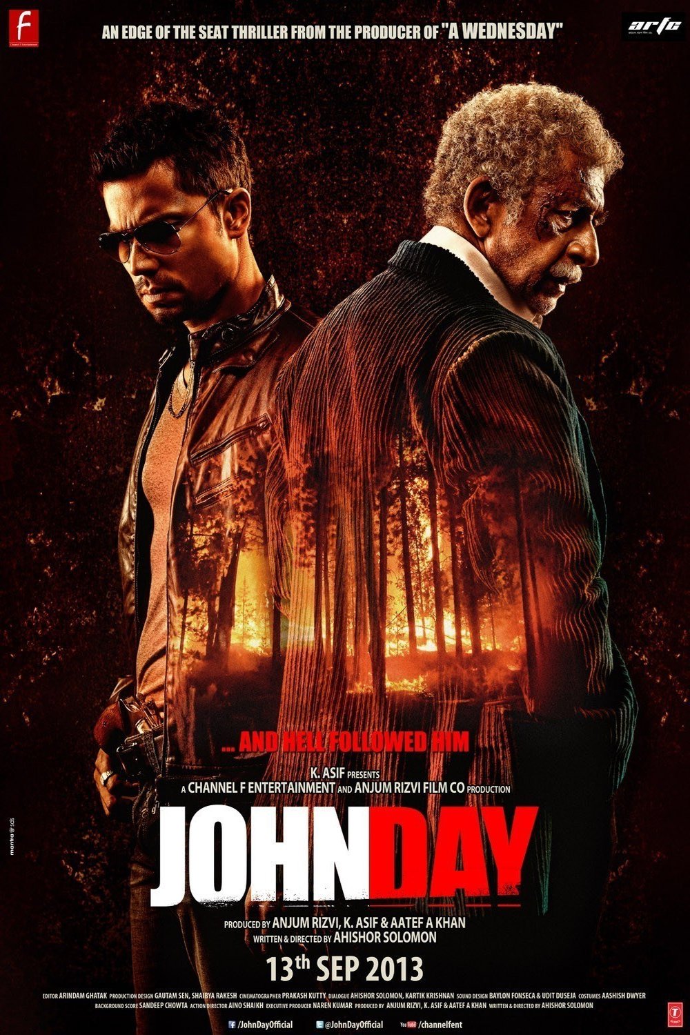 L'affiche originale du film John Day en Hindi