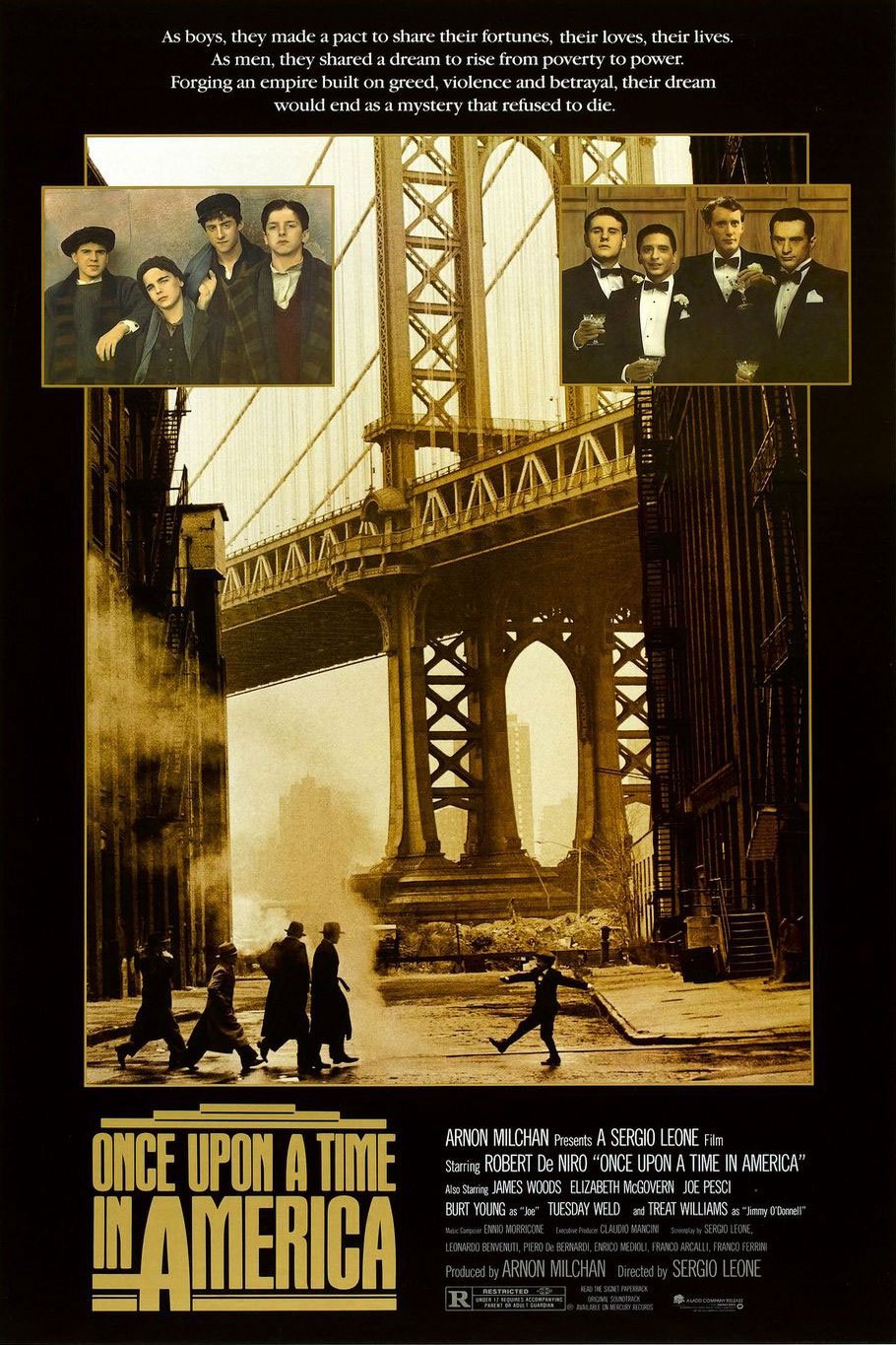 L'affiche du film Once Upon a Time in America