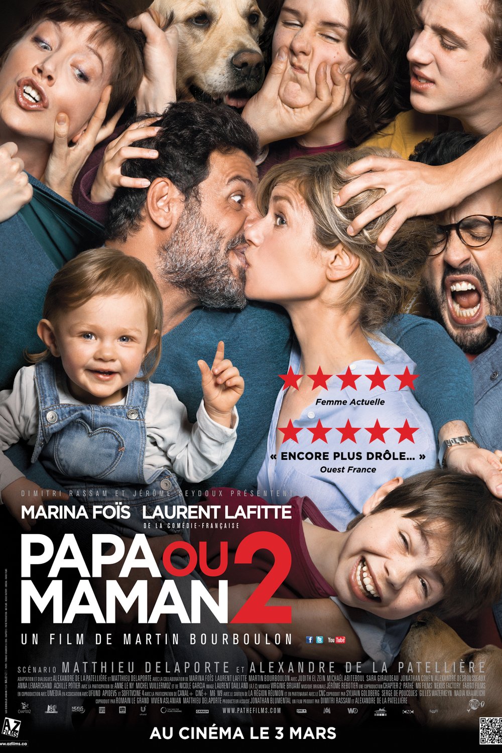 L'affiche du film Papa ou maman 2