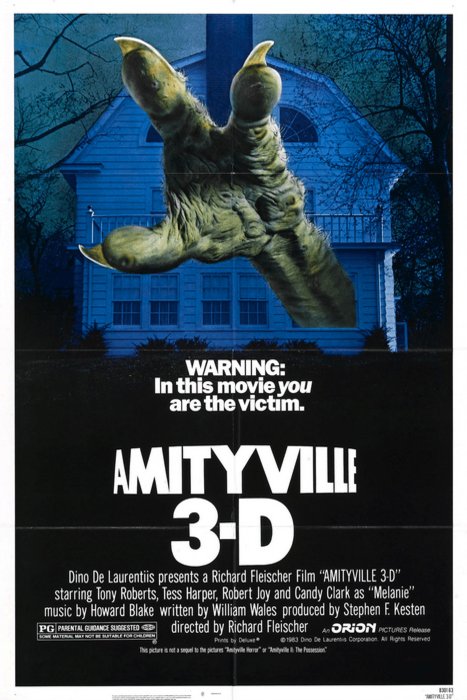 L'affiche du film Amityville 3-D