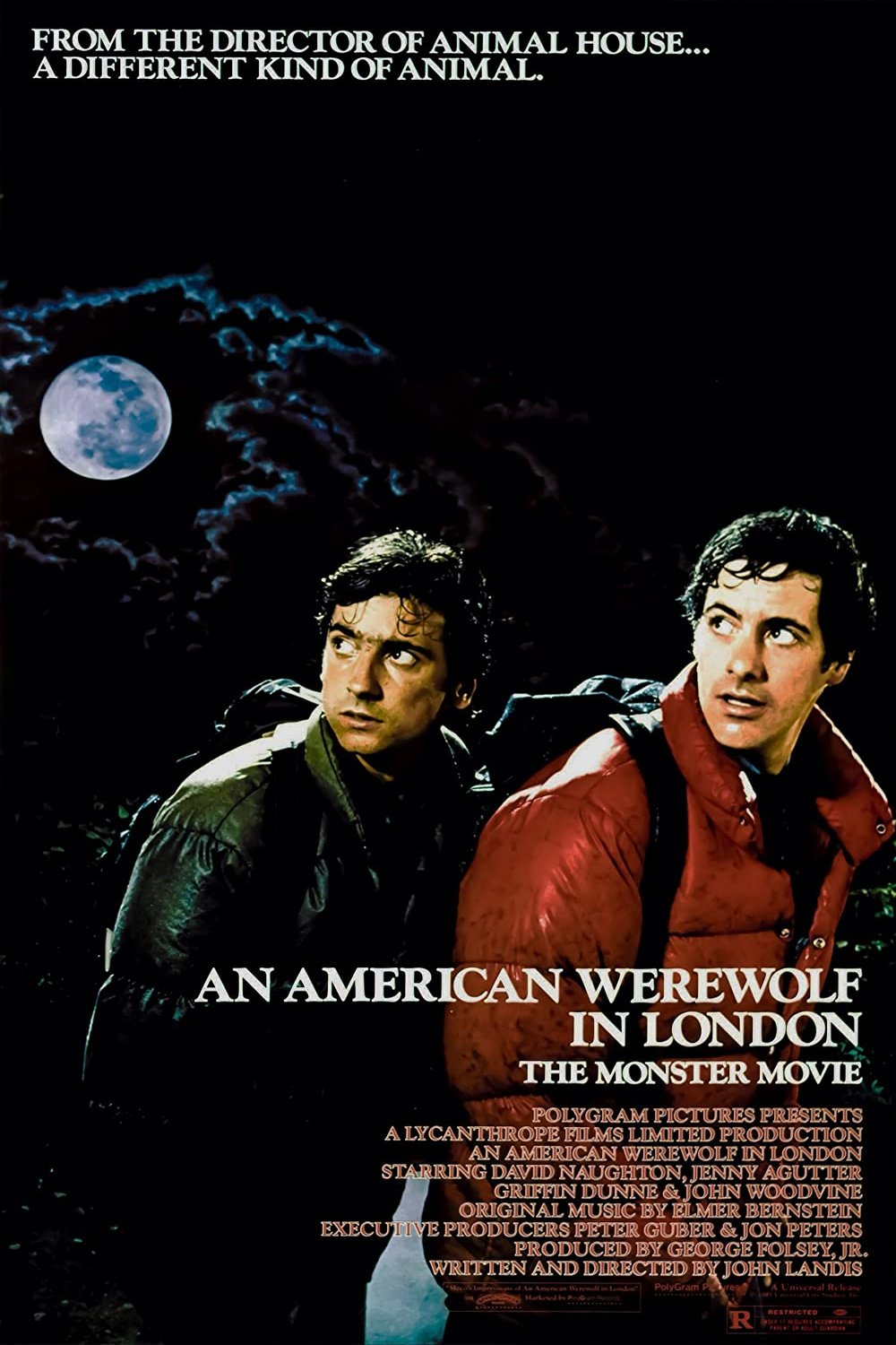 L'affiche du film An American Werewolf in London