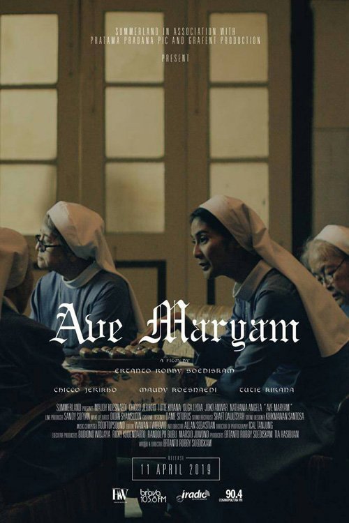 L'affiche originale du film Ave Maryam en Indonésien