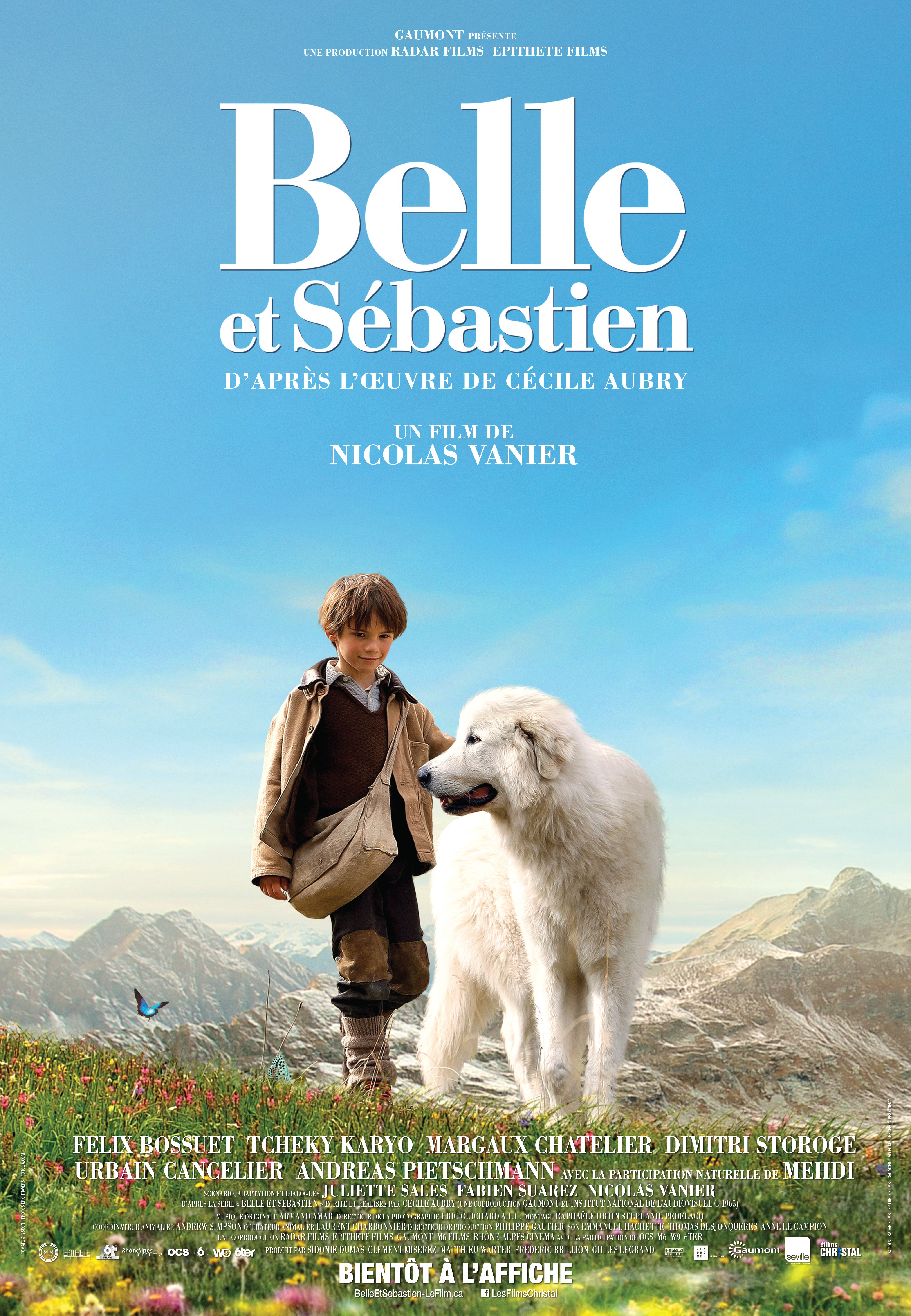 L'affiche du film Belle et Sébastien