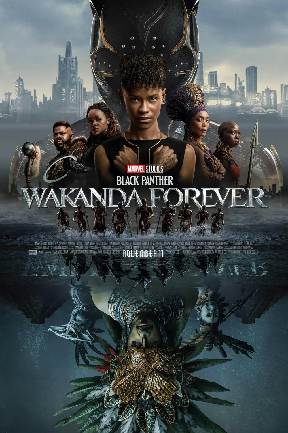 L'affiche du film Black Panther: Wakanda Forever