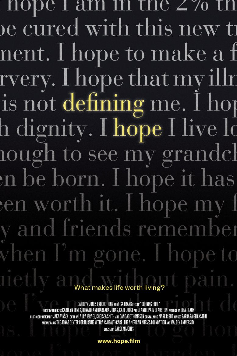 L'affiche du film Defining Hope