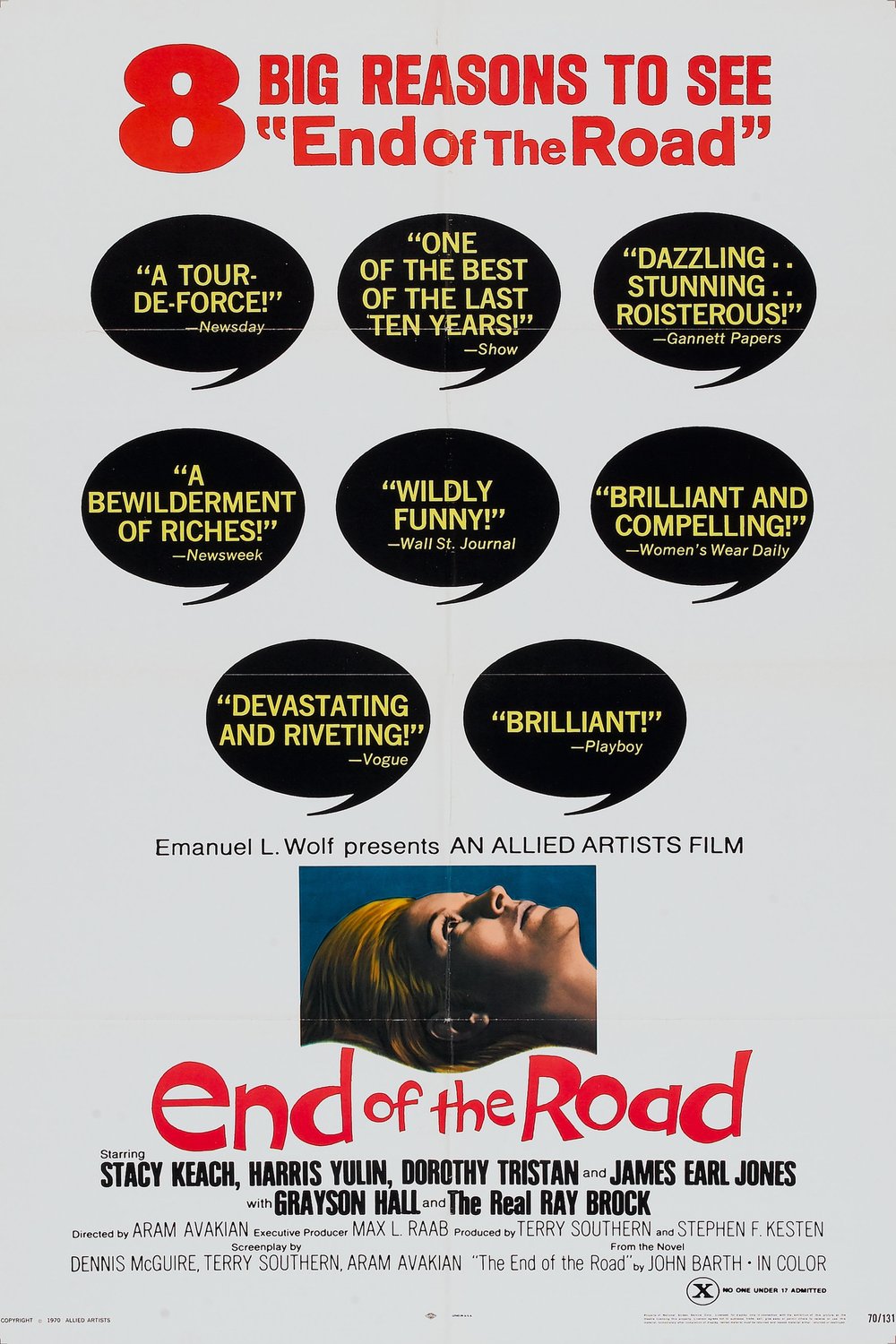 L'affiche du film End of the Road