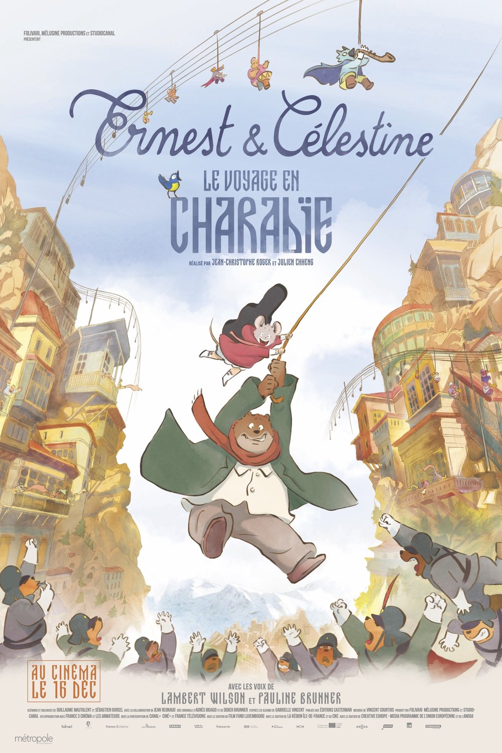 L'affiche du film Ernest and Celestine: A Trip to Gibberitia