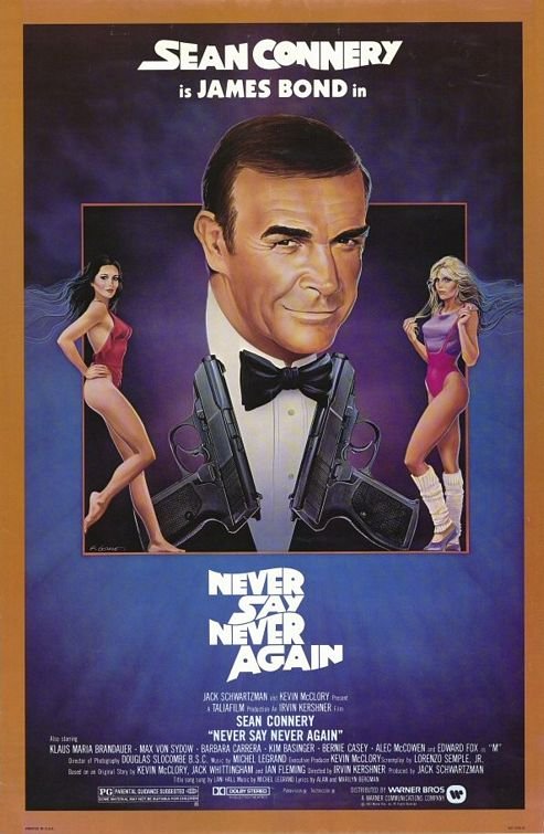 L'affiche du film Never Say Never Again
