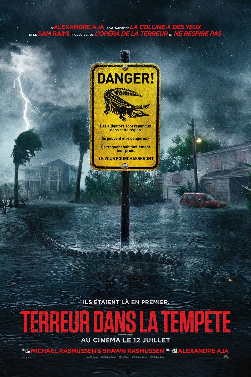 L'affiche du film Terreur dans la tempête