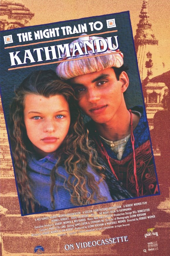 L'affiche du film The Night Train to Kathmandu