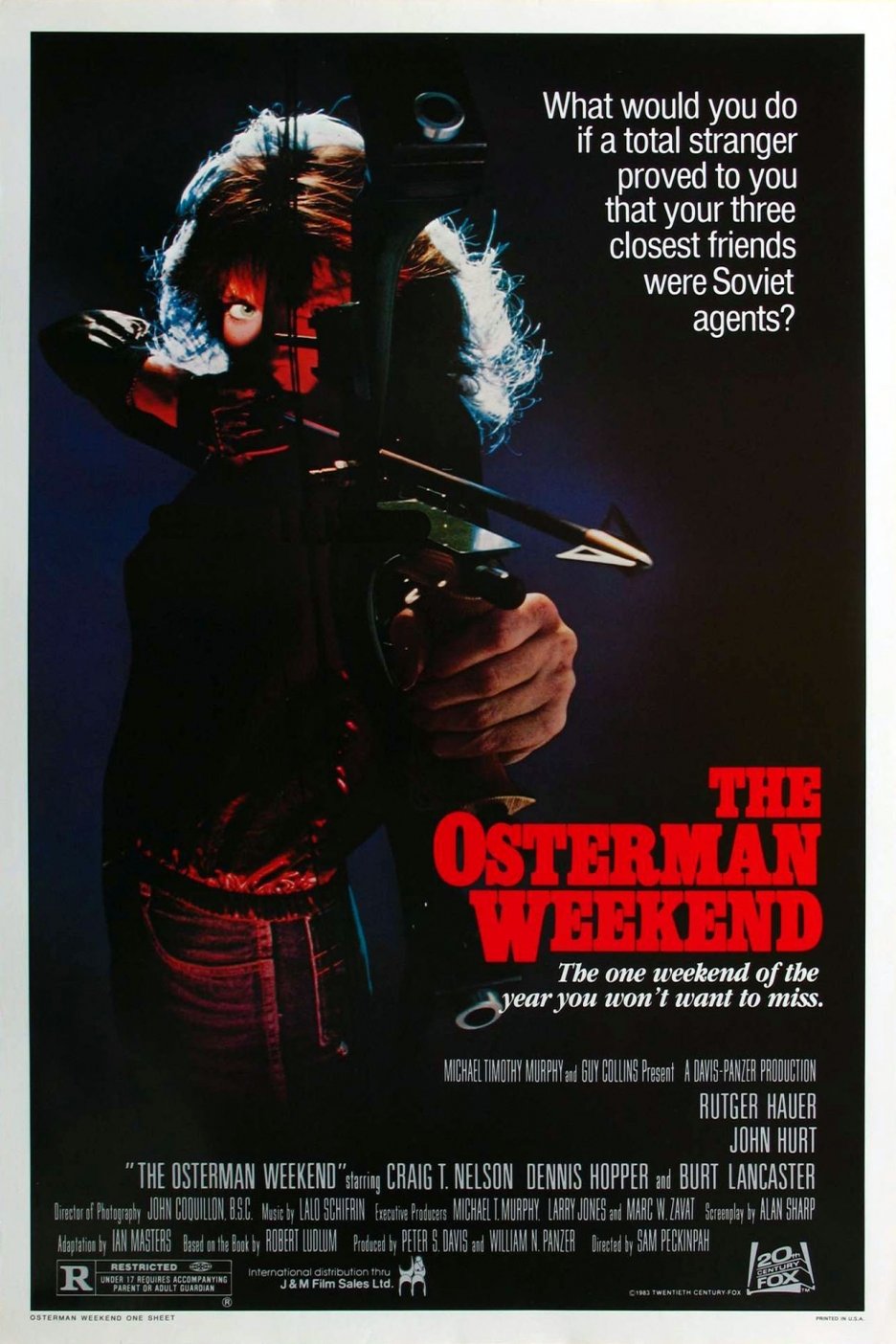 L'affiche du film The Osterman Weekend