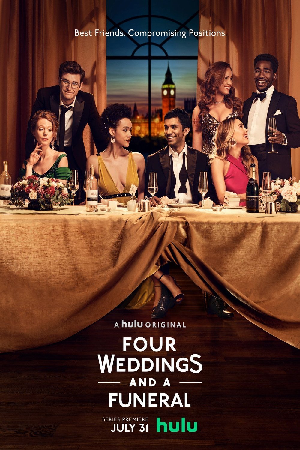L'affiche du film Four Weddings and a Funeral