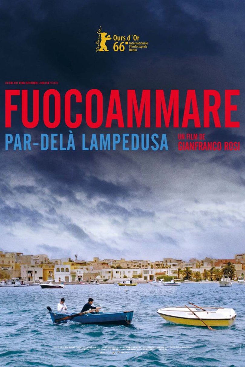 L'affiche du film Fuocoammare, par-delà Lampedusa