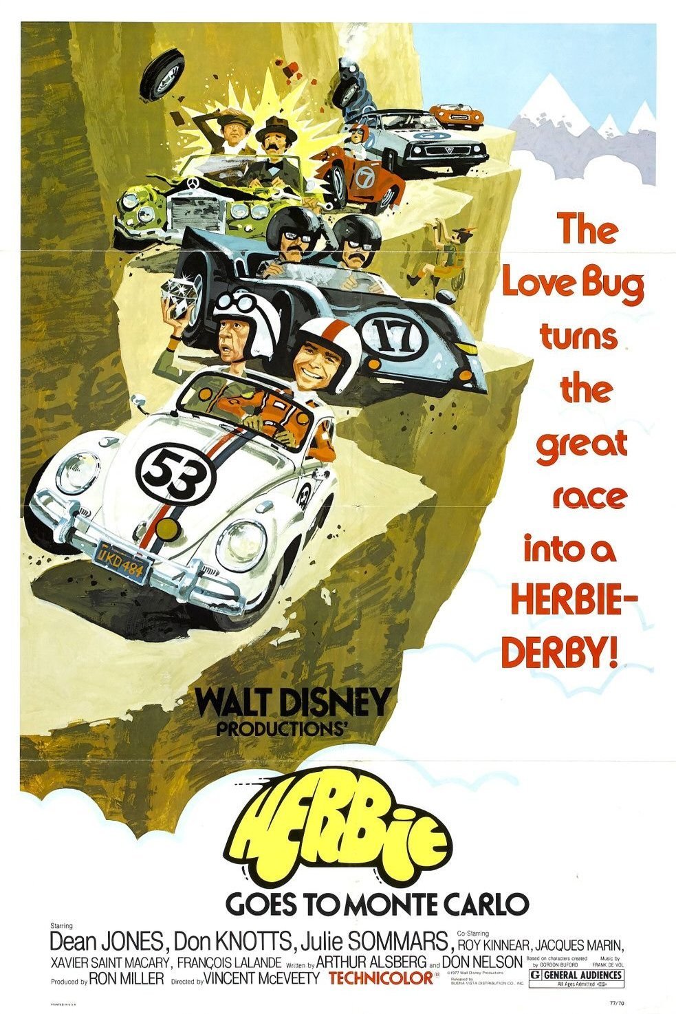 L'affiche du film Herbie Goes to Monte Carlo