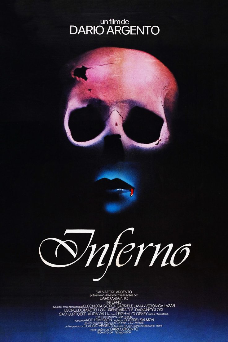 L'affiche originale du film Inferno en italien