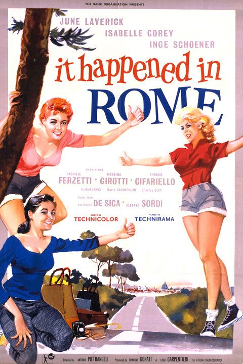 L'affiche du film It Happened in Rome