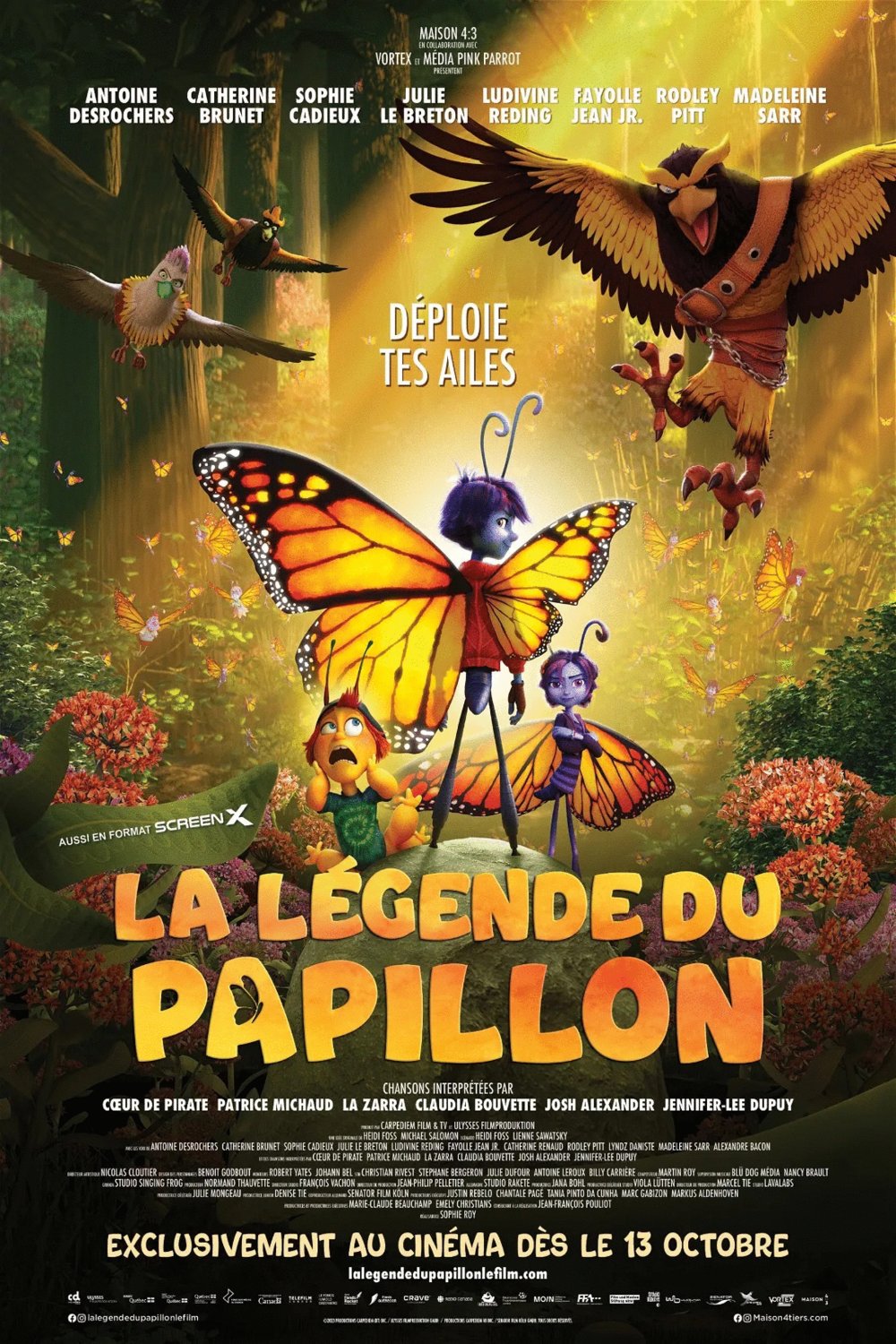 L'affiche du film La légende du Papillon