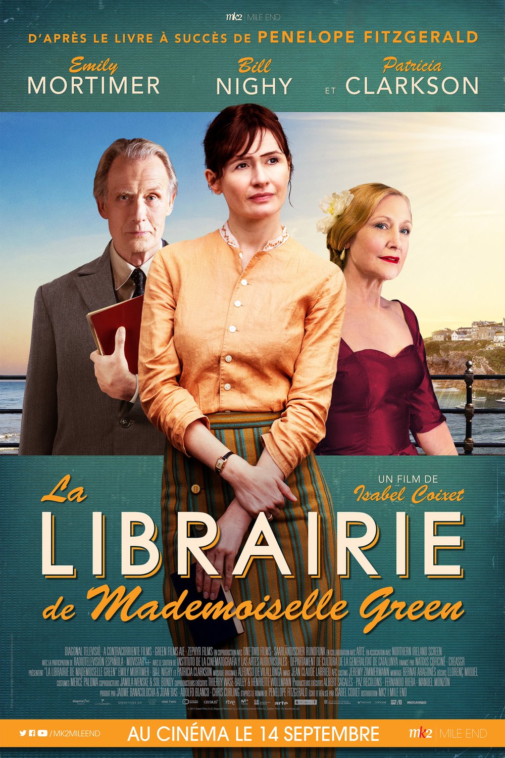 L'affiche du film La Librairie de Mademoiselle Green