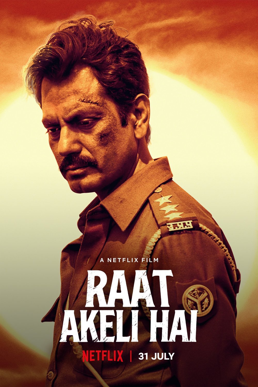 L'affiche originale du film Raat Akeli Hai en Hindi