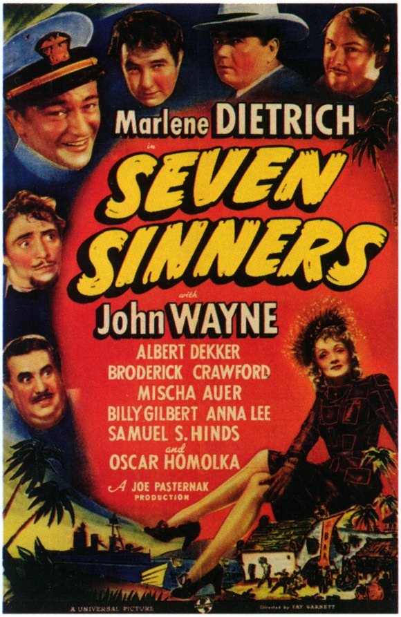 L'affiche du film Seven Sinners