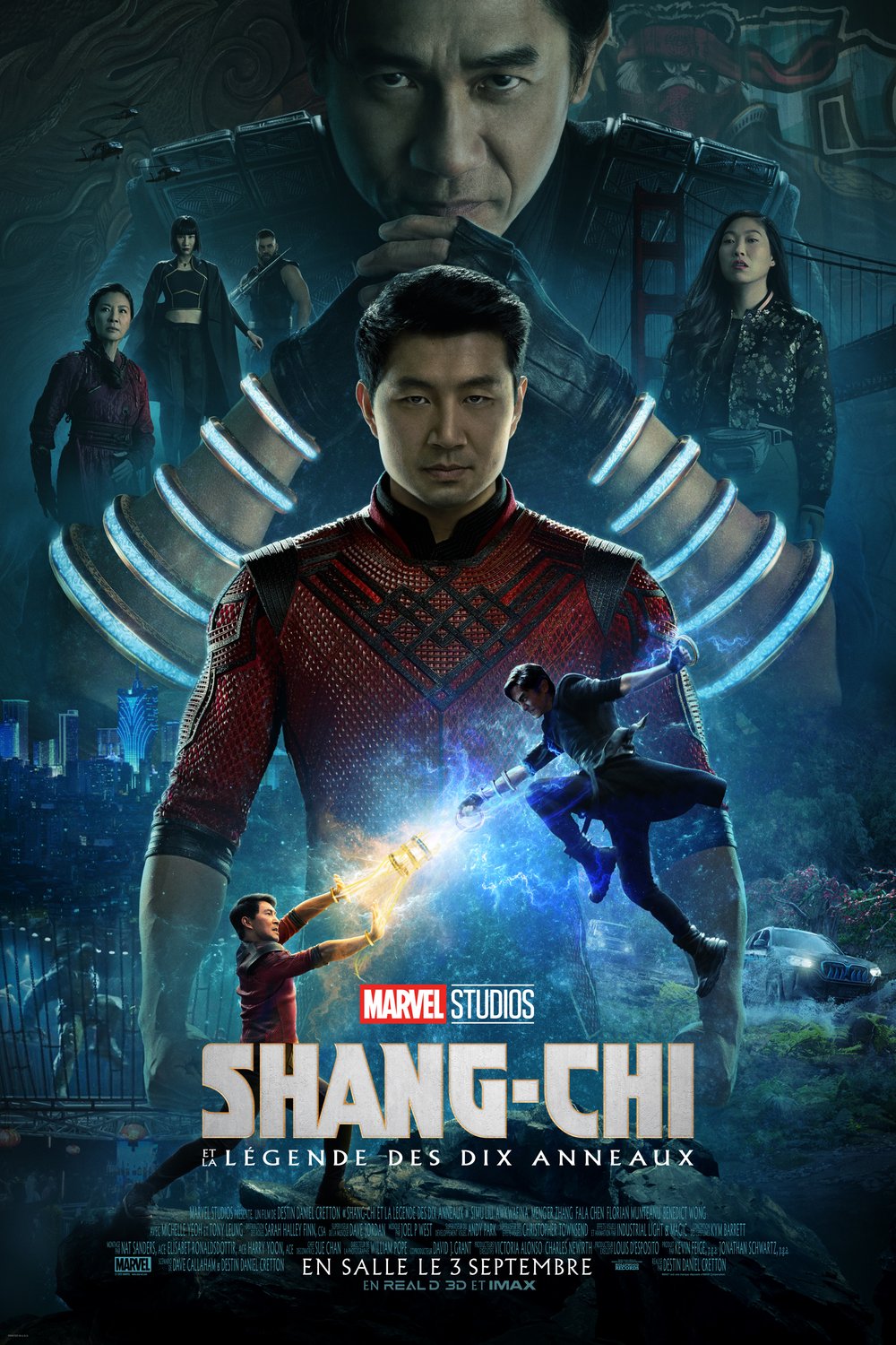 L'affiche du film Shang-Chi et la légende des dix anneaux
