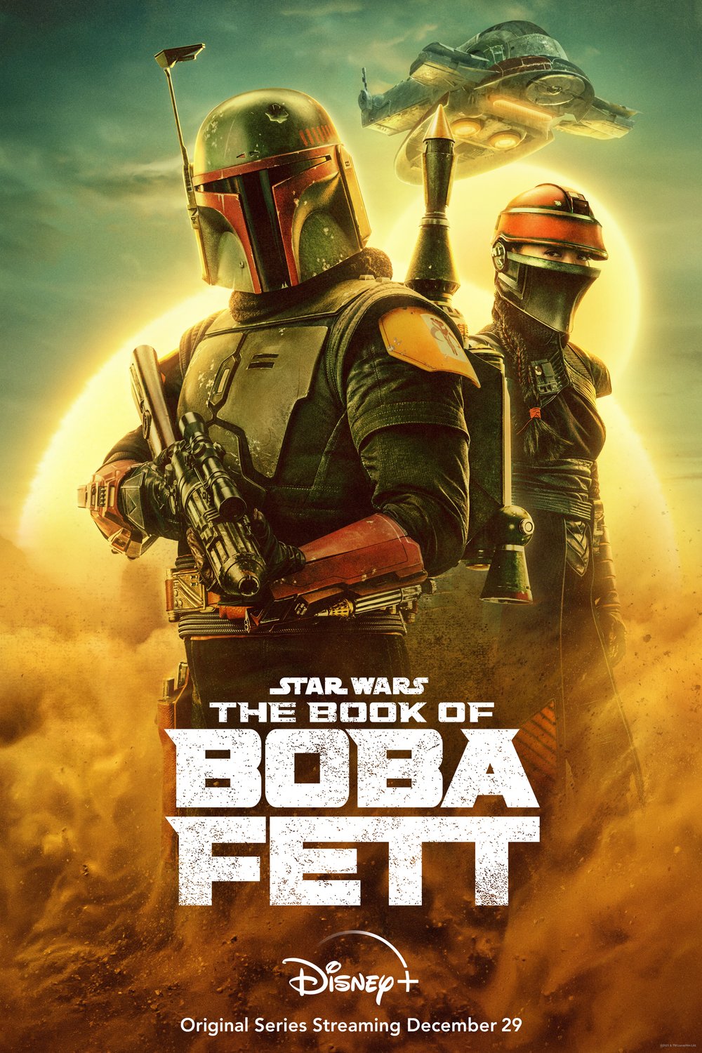 L'affiche du film The Book of Boba Fett