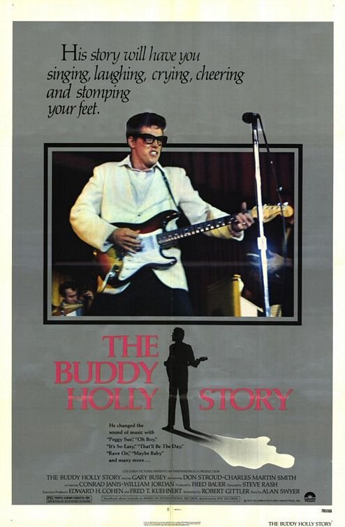 L'affiche du film The Buddy Holly Story