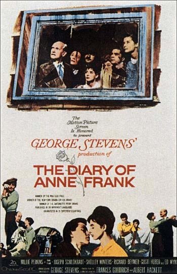 L'affiche du film The Diary of Anne Frank