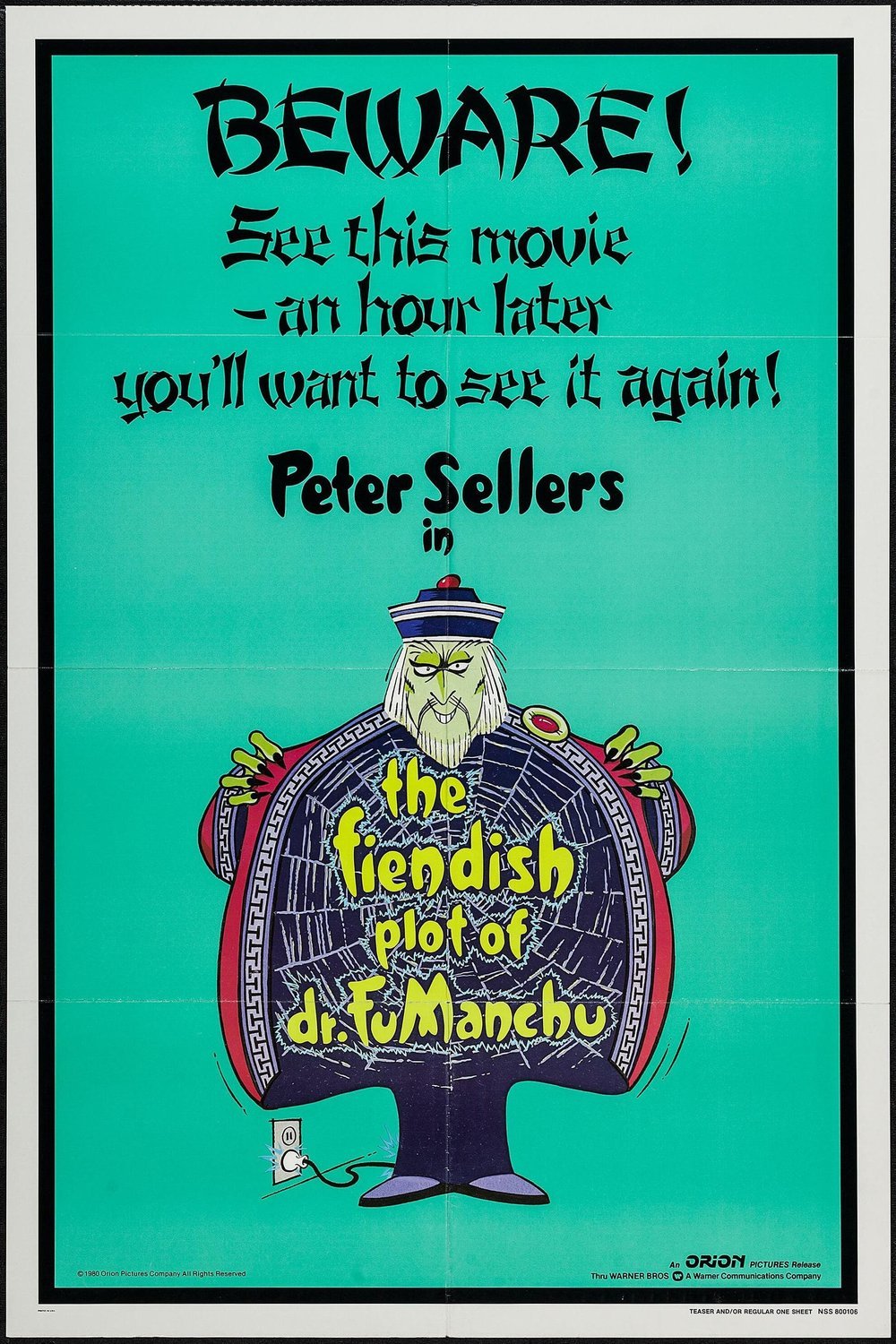 L'affiche du film The Fiendish Plot of Dr. Fu Manchu